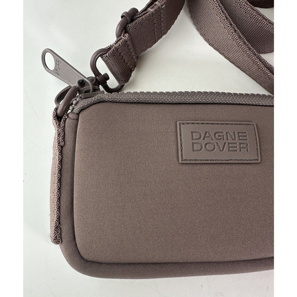 Dagne Dover Mara Neoprene Phone Sling Bag Dune Mauve Dust Bag Crossbody Shoulder - Picture 2 of 9